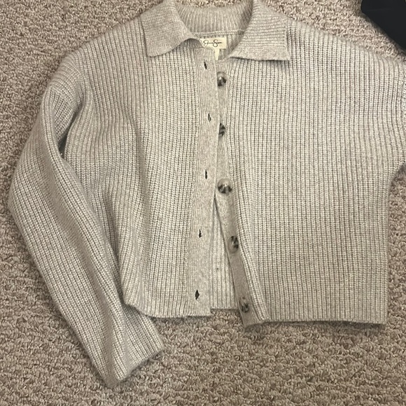Jessica Simpson button front collared cardigan - Picture 1 of 2